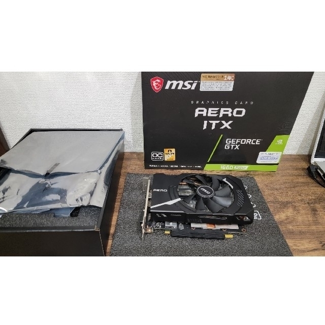 MSI GeForce GTX 1660 Super AERO ITX OC スマホ/家電/カメラのPC/タブレット(PCパーツ)の商品写真