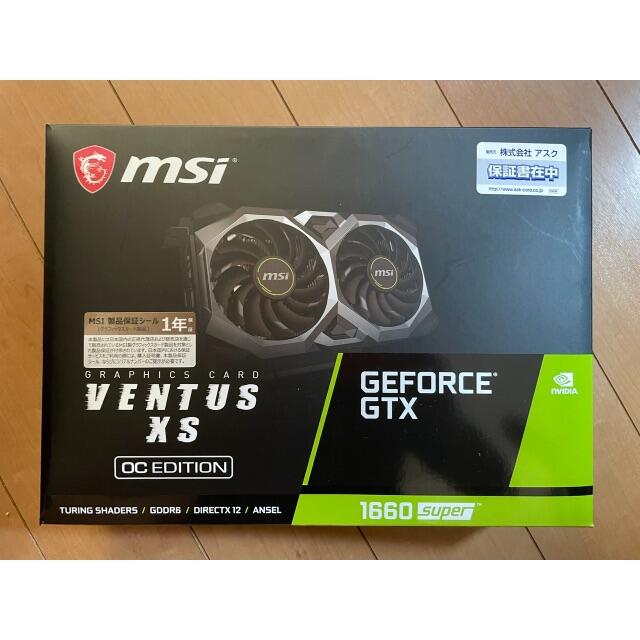 PCパーツmsi ventus gtx1660super