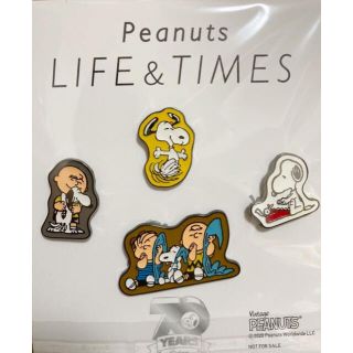 スヌーピー(SNOOPY)のスヌーピー LIFE＆TIMES ノベルティ ピンバッジ コンプ(バッジ/ピンバッジ)