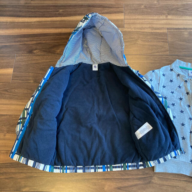 PETIT BATEAU(プチバトー)のプチバトー　ジャンパー　男の子　116cmサイズ　良品　送料込み キッズ/ベビー/マタニティのキッズ服男の子用(90cm~)(ジャケット/上着)の商品写真