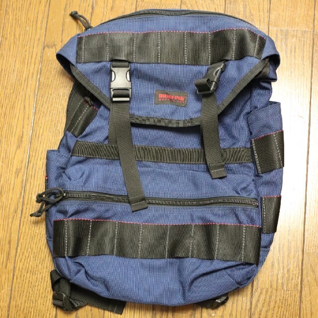 BRIEFING SIMPLE FLAP DAY BAG 紺 - バッグパック/リュック