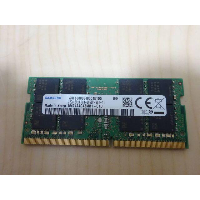 Samsung 32GB DDR4 RAM Memory 並行輸入品