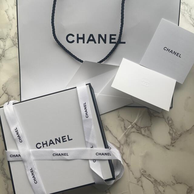 CHANEL(シャネル)のシャネル　バッグ　箱　レターセット　新品 ハンドメイドのファッション小物(バッグ)の商品写真