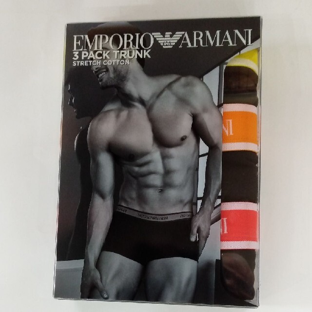 Emporio Armani(エンポリオアルマーニ)のEMPORIO ARMANI 3PACK TRUNK メンズのアンダーウェア(ボクサーパンツ)の商品写真