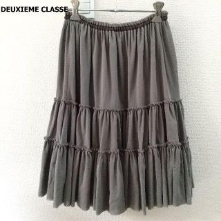 ドゥーズィエムクラス(DEUXIEME CLASSE)のドゥーズィエムクラス DEUXIEME CLASSE スカート ギャザー フレア(ひざ丈スカート)