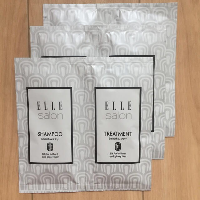 ELLE(エル)のELLE salon シャンプー&トリートメント3セット入 コスメ/美容のヘアケア/スタイリング(シャンプー/コンディショナーセット)の商品写真