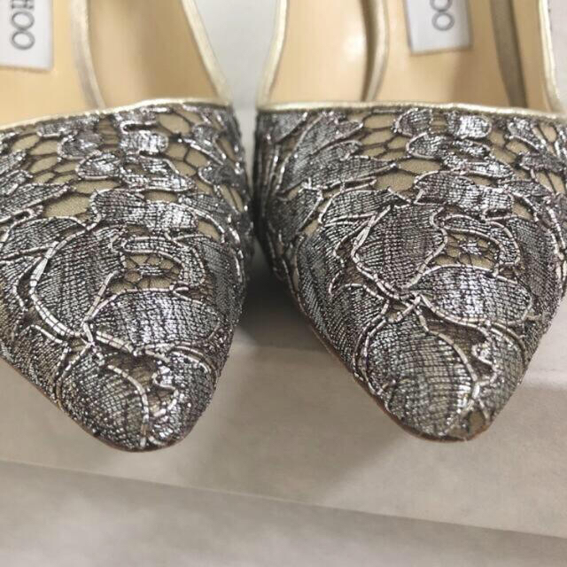 【国内在庫】 JIMMY CHOO ジミーチュウ　ROMY レース　パンプス