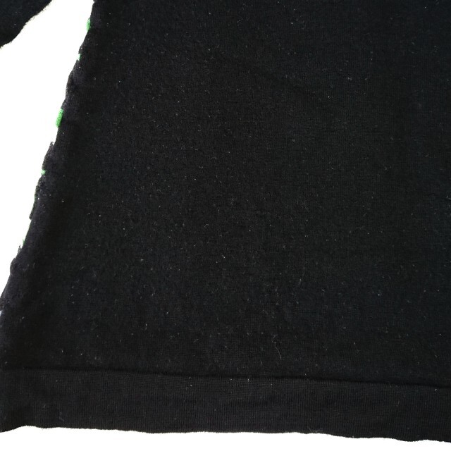 LEONARD(レオナール)の美品 LEONARD ニット セーター 花柄 ウール100% レディース 42 レディースのトップス(ニット/セーター)の商品写真