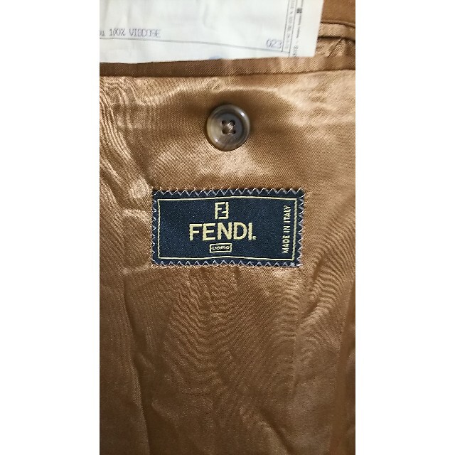 FENDI(フェンディ)のFENDI  ステンカラーコート茶色 メンズのジャケット/アウター(ピーコート)の商品写真