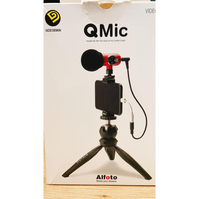 QMic  YouTube撮影　スマホ撮影　ASMR  楽器のレコーディング/PA機器(マイク)の商品写真