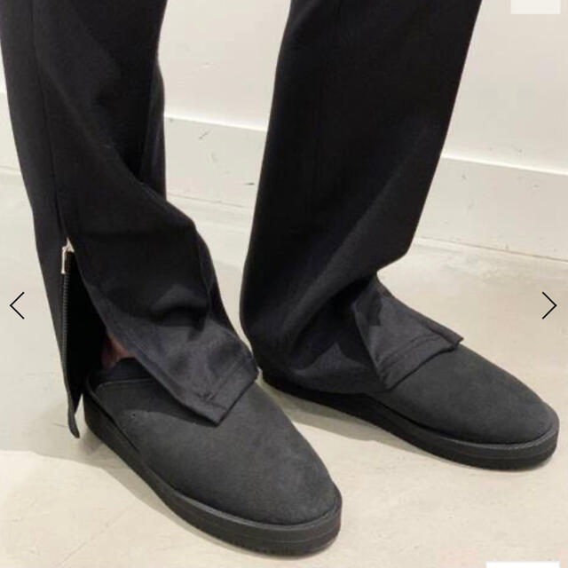 APSTUDIO SUICOKE/スイコック】ムートンサボ ブラック APSTUDIO SUICOKE/スイコック】ムートンサボ ブラック