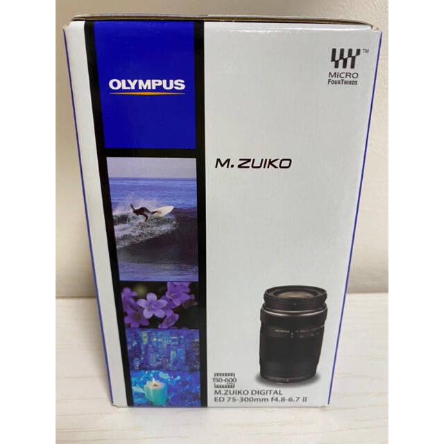 OLYMPUS(オリンパス)の【新品】オリンパスレンズ　M.ZUIKO DIGITAL ED 75-300mm スマホ/家電/カメラのカメラ(レンズ(ズーム))の商品写真