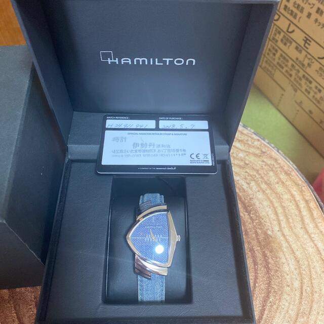 Hamiltonベンチュラデニム/ハミルトン時計
