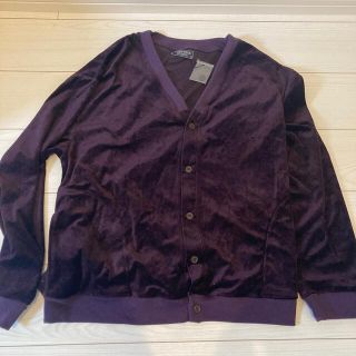 BORNFREE カーディガン　パープル　Lサイズ