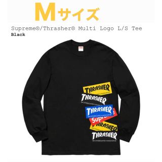 シュプリーム(Supreme)のSupreme®/Thrasher® Multi Logo L/S Tee(Tシャツ/カットソー(七分/長袖))