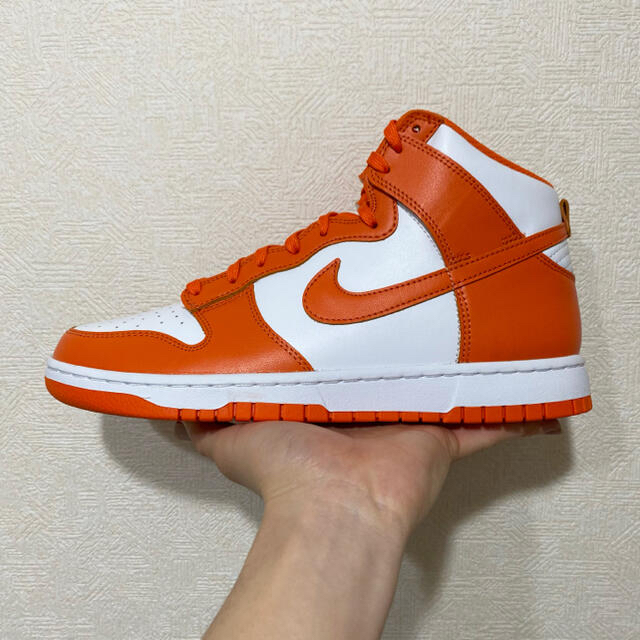 Nike dunk high orange blaze 28cm