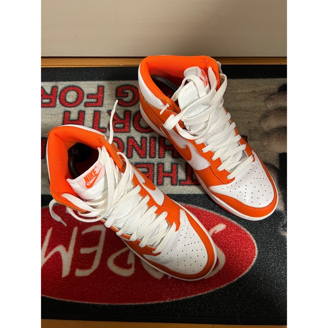 NIKE DUNK HIGH "ORANGE BLAZE" 28cm