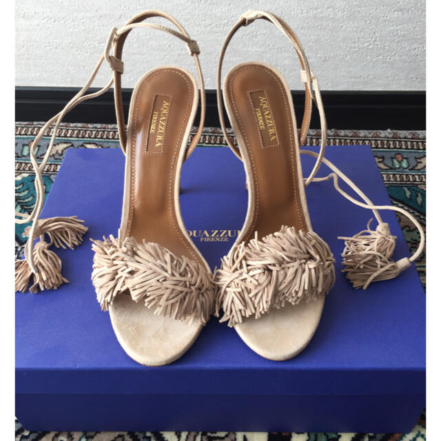 靴/シューズ【新品未使用／箱付】AQUAZZURA サンダル