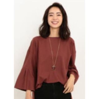 ニジュウサンク(23区)の23区　cotton twill Tブラウス　38(シャツ/ブラウス(長袖/七分))