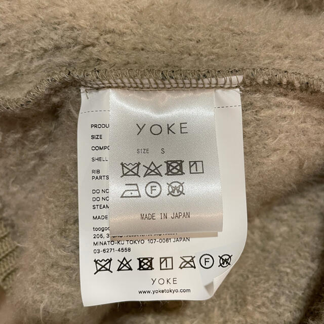 UNUSED(アンユーズド)のkk様専用　YOKE 3G KNIT FLEECE BLOUSON ボアブルゾン メンズのジャケット/アウター(ブルゾン)の商品写真