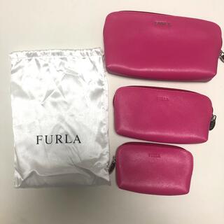 Furla - 新品未使用！FURLAポーチ3点セットの通販 by ruru's shop 