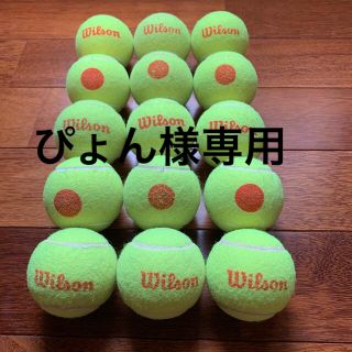 ウィルソン(wilson)のテニスボール　ジュニア　15個(ボール)