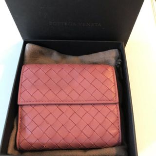 ボッテガヴェネタ(Bottega Veneta)の【美品】ボッテガ　二つ折り　レザー財布　(財布)