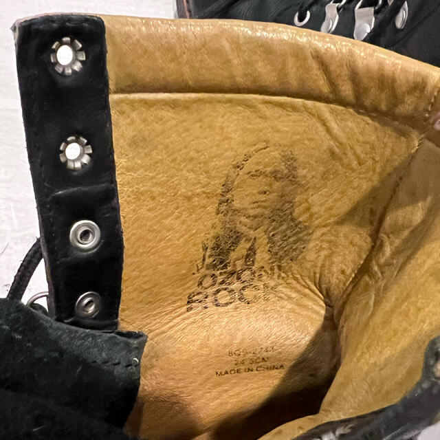 OZONE ROCKS(オゾンロックス)の【再値下げ】OZONE ROCKS ワークブーツ 24.5cm レディースの靴/シューズ(ブーツ)の商品写真