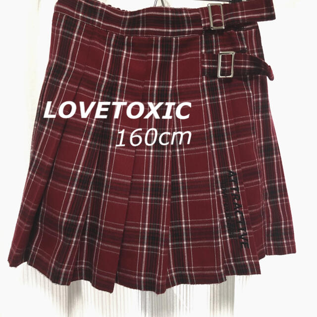 lovetoxic(ラブトキシック)のLOVETOXIC／キッズ160cm／ミニスカート(ズボンタイプ裏地付き) キッズ/ベビー/マタニティのキッズ服女の子用(90cm~)(スカート)の商品写真