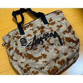 ステューシー(STUSSY)のSTUSSY BAPE バック 鞄(トートバッグ)