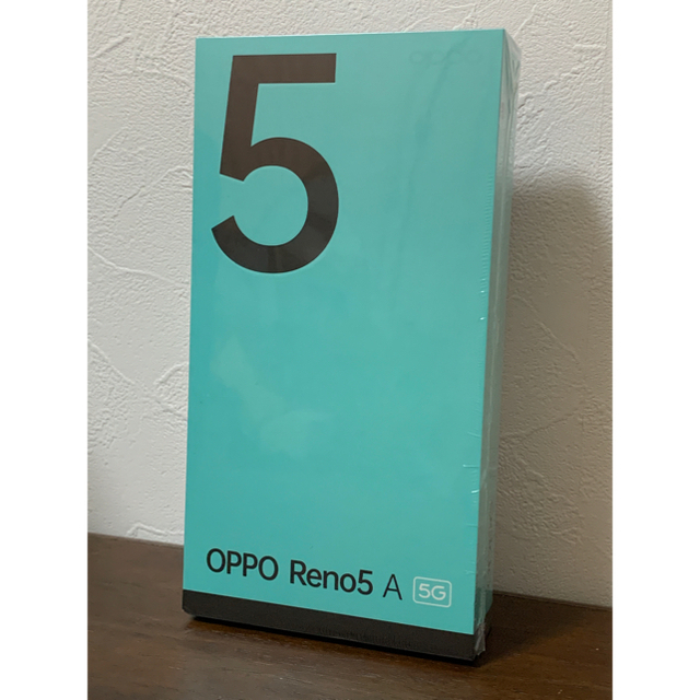 新品】OPPO Reno5 A シルバーブラック ワイモバイル - スマートフォン本体