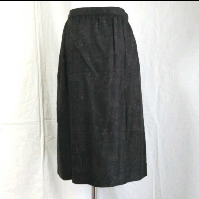 PRADA(プラダ)の本物 美品 レース転写プリント プリーツ デザイン スカート38 PRADA レディースのスカート(ひざ丈スカート)の商品写真