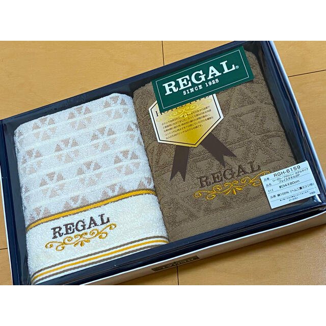 REGAL(リーガル)のREGAL ホテルタイプ　フェイスタオル2p インテリア/住まい/日用品の日用品/生活雑貨/旅行(タオル/バス用品)の商品写真