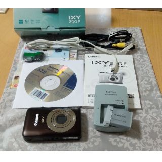 キヤノン(Canon)の【箱有り☆美品】Canon IXY 200F ブラウン(コンパクトデジタルカメラ)