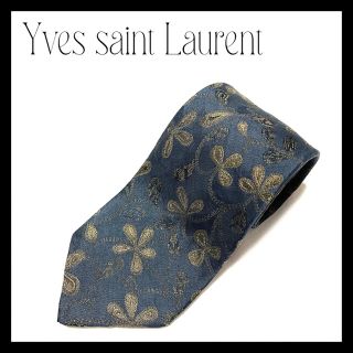 サンローラン(Saint Laurent)の【美品】Yves saint Laurent イヴサンローラン ネクタイ シルク(ネクタイ)