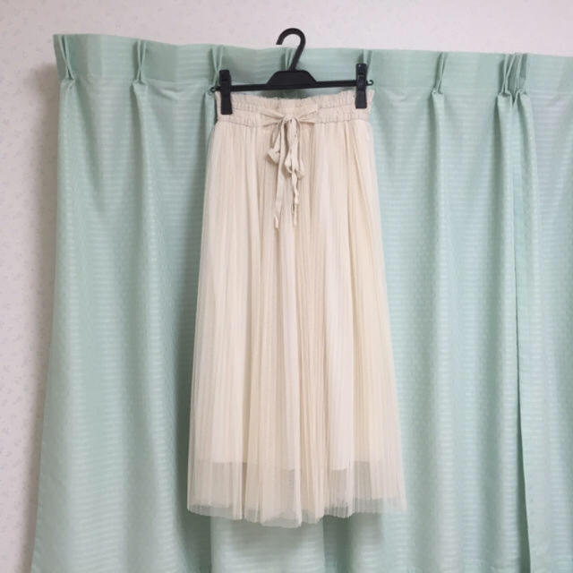MERCURYDUO(マーキュリーデュオ)のプリーツチュールスカート レディースのスカート(ロングスカート)の商品写真