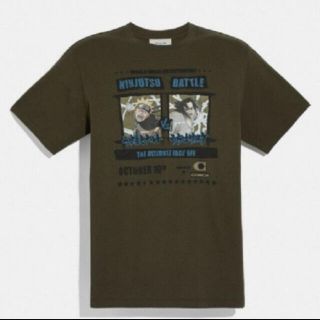 コーチ(COACH)の【新品】coach NARUTO コーチ ナルト コラボ 半額 Tシャツ ナルト(Tシャツ/カットソー(半袖/袖なし))