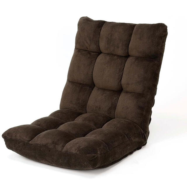 サンワダイレクト 座椅子 ブラウン 100-SNC041BR インテリア/住まい/日用品の椅子/チェア(座椅子)の商品写真