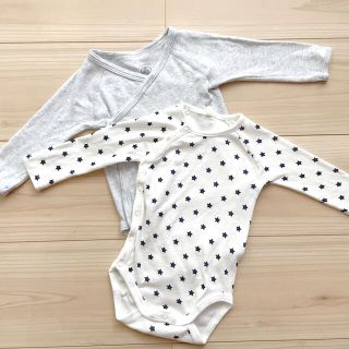 プチバトー(PETIT BATEAU)のプチバトー PETIT BATEAU 長袖肌着 67cm(肌着/下着)