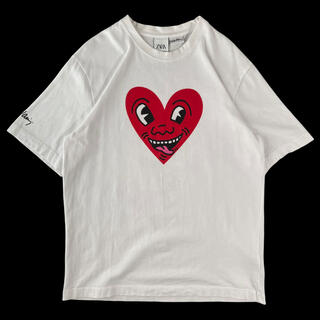 ザラ(ZARA)の【希少XL】ZARA × Keith Haring キース・ヘリング Tシャツ(Tシャツ/カットソー(半袖/袖なし))