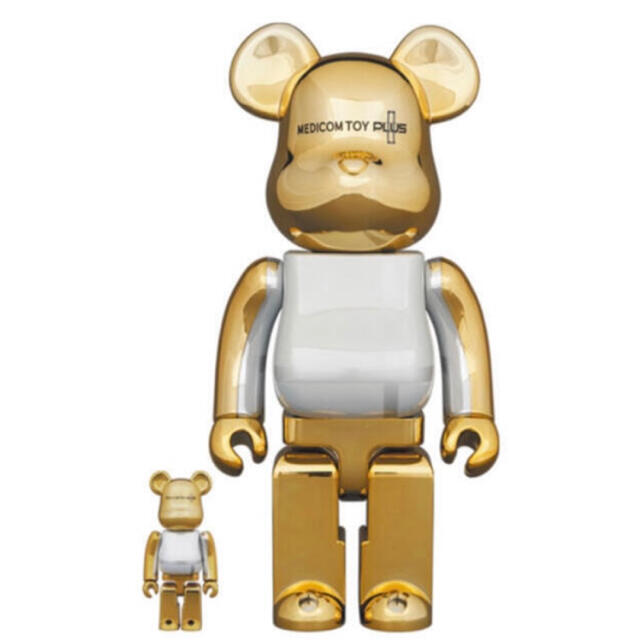 adidas(アディダス)のBE@RBRICK MEDICOM TOY PLUS GOLD CHROME メンズのメンズ その他(その他)の商品写真