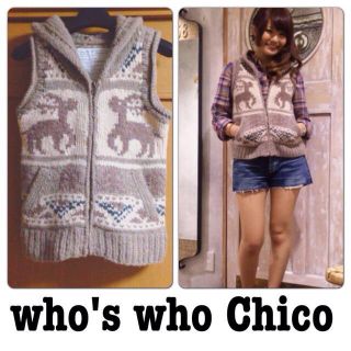 フーズフーチコ(who's who Chico)の期間限定値下げ！Chico＊新品＊ベスト(ベスト/ジレ)