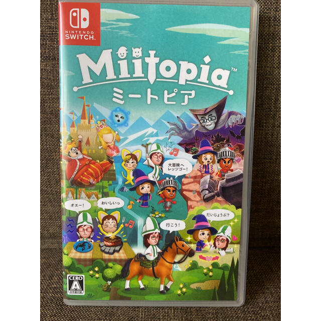 Nintendo Switch(ニンテンドースイッチ)のMiitopia Switch ミートピア スイッチ エンタメ/ホビーのゲームソフト/ゲーム機本体(家庭用ゲームソフト)の商品写真