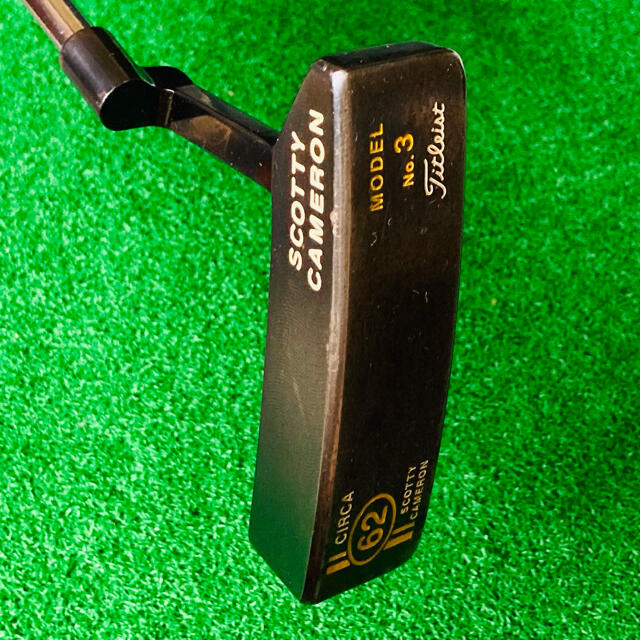 Scotty Cameron(スコッティキャメロン)の初代サーカ62　No.3　イエロー　34インチ　スコッティキャメロン スポーツ/アウトドアのゴルフ(クラブ)の商品写真