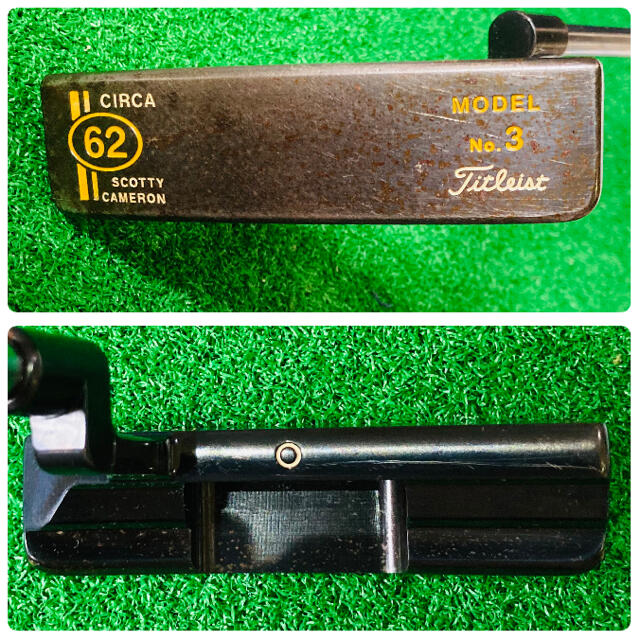 Scotty Cameron(スコッティキャメロン)の初代サーカ62　No.3　イエロー　34インチ　スコッティキャメロン スポーツ/アウトドアのゴルフ(クラブ)の商品写真