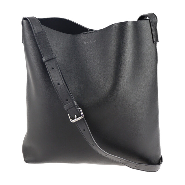 古典 Saint Laurent 【本物保証】 クロスボディ シルバー金具 ブラック