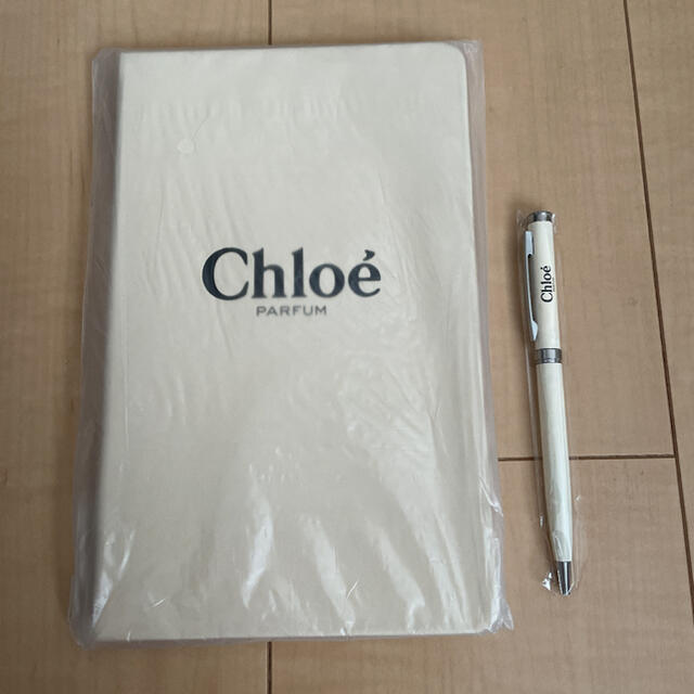 Chloe(クロエ)のChloeのノート&ボールペン インテリア/住まい/日用品の文房具(ノート/メモ帳/ふせん)の商品写真