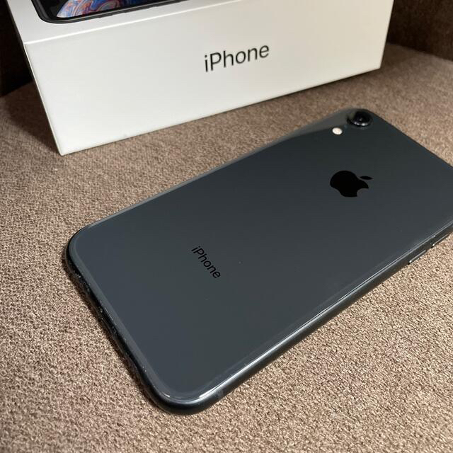 【付属品完備】iPhone XR 64GB SIMフリー black