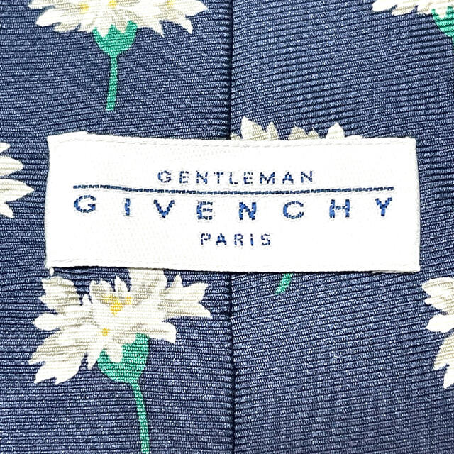 GIVENCHY(ジバンシィ)の【美品】GIVENCHY ジバンシー ネクタイ シルク マーガレット総柄 メンズのファッション小物(ネクタイ)の商品写真