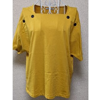 ザラ(ZARA)のZARA ザラ　黄色　カットソー　綿100％(Tシャツ(半袖/袖なし))